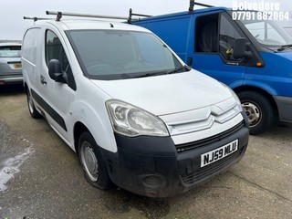 Location: Belvedere - 2009 CITROEN BERLINGO 625 X HDI 75 Panel Van REG: NJ59MLU, Keys: No, MOT Expiry date: 15/08/2025, 1560 Diesel, 5 Speed Manual Diesel, Former Keepers: 10