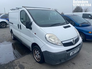 Location: Belvedere - 2007 VAUXHALL VIVARO 2700 CDTI SWB Panel Van REG: LM07VCG, Keys: No, MOT Expiry date: 27/11/2025, 1995 Diesel, 6 Speed Manual Diesel, Former Keepers: 8