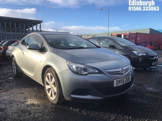 Location: Edinburgh - 2015 VAUXHALL ASTRA GTC SPORT TURBO S/S 3 Door Hatchback REG: DY15ZUD, Keys: No, MOT Expiry date: 31/07/2025, 1364 Petrol, 6 Speed Manual Petrol, Former Keepers: 5