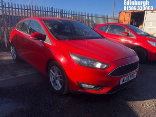 Location: Edinburgh - 2015 FORD FOCUS ZETEC AUTO 5 Door Hatchback REG: WJ15NTE, Keys: Yes, MOT Expiry date: 29/01/2026, 1596 Petrol, 6 Speed Auto Petrol, Former Keepers: 2