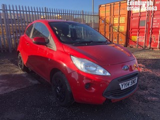 Location: Edinburgh - 2014 FORD KA EDGE 3 Door Hatchback REG: YY14SMO, Keys: No, MOT Expiry date: 29/08/2025, 1242 Petrol, 5 Speed Manual Petrol, Former Keepers: 4