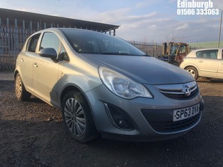 Location: Edinburgh - 2013 VAUXHALL CORSA ENERGY AC 5 Door Hatchback REG: SP63DVA, Keys: No, MOT Expiry date: 31/03/2026, 1398 Petrol, 5 Speed Manual Petrol, Former Keepers: 5
