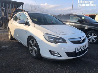 Location: Edinburgh - 2012 VAUXHALL ASTRA SRI CDTI S/S 5 Door Hatchback REG: SA62CXM, Keys: No, MOT Expiry date: 18/09/2025, 1956 Diesel, 6 Speed Manual Diesel, Former Keepers: 3