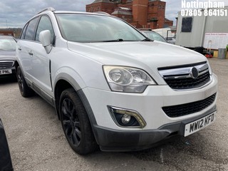Location: Nottingham - 2012 VAUXHALL ANTARA EXCLUSIV CDTI S/S 5 Door Hatchback REG: MW12KFD, Keys: No, MOT Expiry date: 10/04/2026, 2231 Diesel, 6 Speed Manual Diesel, Former Keepers: 9