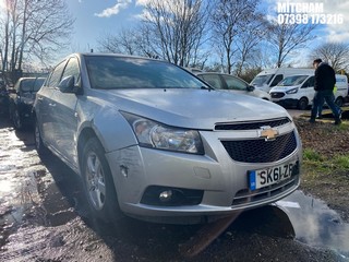 Location: Mitcham - 2011 CHEVROLET CRUZE LT AUTO 5 Door Hatchback REG: SK61ZRJ, Keys: No, MOT Expiry date: 16/03/2026, 1598 Petrol, 6 Speed Auto Petrol, Former Keepers: 6