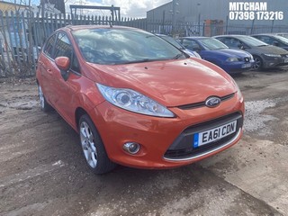Location: Mitcham - 2011 FORD FIESTA ZETEC 5 Door Hatchback REG: EA61CDN, Keys: No, MOT Expiry date: 07/11/2026, 1388 Petrol, 5 Speed Manual Petrol, Former Keepers: 5