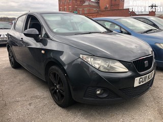 Location: Nottingham - 2011 SEAT IBIZA CHILL 5 Door Hatchback REG: GU11NJO, Keys: No, MOT Expiry date: 10/11/2025, 1390 Petrol, 5 Speed Manual Petrol, Former Keepers: 6