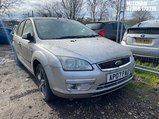Location: Mitcham - 2007 FORD FOCUS TITANIUM 116 5 Door Hatchback REG: AP07FAU, Keys: No, MOT Expiry date: 08/12/2024, 1596 Petrol, 5 Speed Manual Petrol, Former Keepers: 6