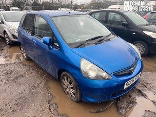 Location: Mitcham - 2006 HONDA JAZZ SE CVT 5 Door Hatchback REG: RO06GHB, Keys: No, MOT Expiry date: 31/07/2025, 1339 Petrol, Variable Speed Auto Petrol, Former Keepers: 8