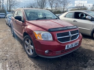 Location: Mitcham - 2006 DODGE (USA) CALIBER SXT 5 Door Hatchback REG: BL06UNM, Keys: No, MOT Expiry date: 21/11/2025, 1798 Petrol, 5 Speed Manual Petrol, Former Keepers: 10