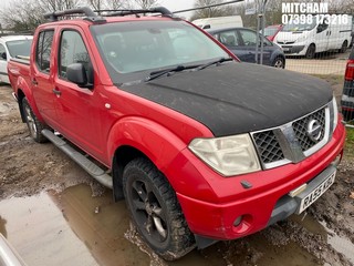 Location: Mitcham - 2005 NISSAN NAVARA DCI AVENTURA A Pick-up REG: RA55KBZ, Keys: No, MOT Expiry date: 02/03/2026, 2488 Diesel, 5 Speed Auto Diesel, Former Keepers: 6