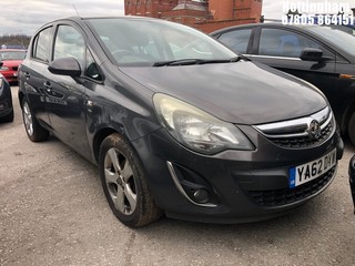 Location: Nottingham - 2013 VAUXHALL CORSA SXI AC ECOFLEX S/S 5 Door Hatchback REG: YA62DYW, Keys: Yes, MOT Expiry date: 15/04/2026, 1229 Petrol, 5 Speed Manual Petrol, Former Keepers: 5