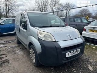 Location: Mitcham - 2015 CITROEN NEMO 660 ENTERPRISE HDI Panel Van REG: FG15DPU, Keys: No, MOT Expiry date: 29/01/2026, 1248 Diesel, 5 Speed Manual Diesel, Former Keepers: 3
