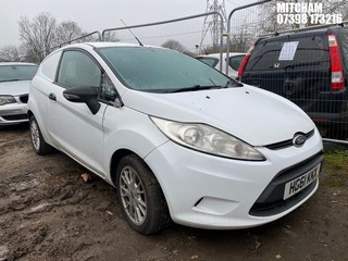 Location: Mitcham - 2012 FORD FIESTA BASE TDCI Car Derived Van REG: HG61KKX, Keys: No, MOT Expiry date: 01/10/2025, 1399 Diesel, 5 Speed Manual Diesel, Former Keepers: 4