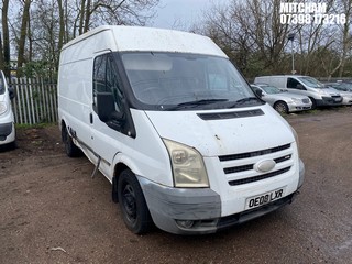 Location: Mitcham - 2008 FORD TRANSIT 140 T300M TREND Panel Van REG: OE08LXR, Keys: No, MOT Expiry date: 07/02/2026, 2198 Diesel, 6 Speed Manual Diesel, Former Keepers: 9