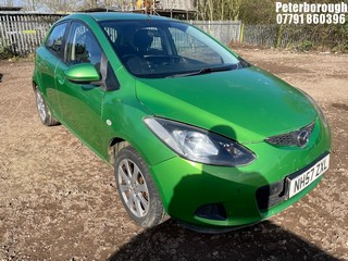 Location: Peterborough - 2008 MAZDA 2 TS2 5 Door Hatchback REG: NH57ZXL, Keys: No, MOT Expiry date: 27/10/2025, 1349 Petrol, 5 Speed Manual Petrol, Former Keepers: 7