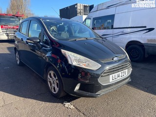 Location: Stapleford - 2014 FORD B-MAX ZETEC AUTO MPV REG: LL14ZZV, Keys: Yes, MOT Expiry date: 30/04/2026, 1596 Petrol, 5 Speed Auto Petrol, Former Keepers: 3