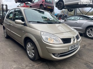 Location: Stapleford - 2008 RENAULT SCENIC DYN VVT A MPV REG: BV08TFE, Keys: Yes, MOT Expiry date: 04/08/2026, 1598 Petrol, 4 Speed Auto Petrol, Former Keepers: 5