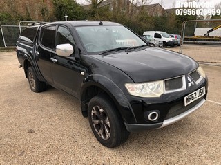 Location: Brentwood - 2012 MITSUBISHI L200 BARBARIAN LB DCB DI- Pick-up REG: WR62USV, Keys: No, MOT Expiry date: 18/11/2021, 2477 Diesel, 5 Speed Manual Diesel, Former Keepers: 3