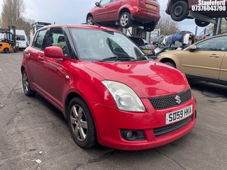 Location: Stapleford - 2009 SUZUKI SWIFT GLX 5DR 5 Door Hatchback REG: SD59HKA, Keys: Yes, MOT Expiry date: 06/04/2026, 1490 Petrol, 5 Speed Manual Petrol, Former Keepers: 10