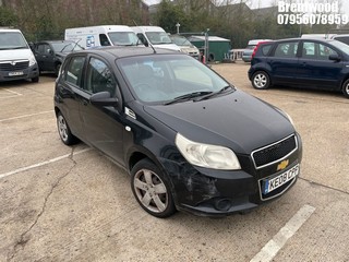 Location: Brentwood - 2008 CHEVROLET AVEO LS 5 Door Hatchback REG: KE08CPF, Keys: No, MOT Expiry date: 28/11/2025, 1206 Petrol, 5 Speed Manual Petrol, Former Keepers: 4