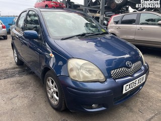 Location: Stapleford - 2005 TOYOTA YARIS COLOUR COLLECTION 5 Door Hatchback REG: CX05XUV, Keys: Yes, MOT Expiry date: 19/02/2027, 1299 Petrol, 5 Speed Manual Petrol, Former Keepers: 2