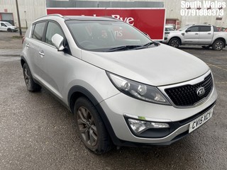 Location: South Wales - 2015 KIA SPORTAGE 2 ISG CRDI Estate REG: CV15XCY, Keys: No, MOT Expiry date: 29/09/2025, 1685 Diesel, 6 Speed Manual Diesel, Former Keepers: 4