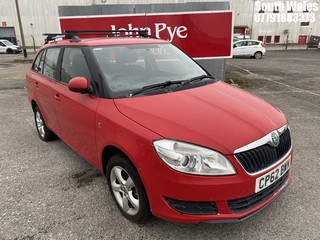Location: South Wales - 2012 SKODA FABIA SE TSI S-A Estate REG: CP62BWN, Keys: No, MOT Expiry date: 28/10/2025, 1197 Petrol, 5 Speed Semi Auto Petrol, Former Keepers: 1