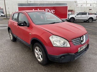 Location: South Wales - 2007 NISSAN QASHQAI ACENTA DCI 2WD 5 Door Hatchback REG: CP57BBZ, Keys: No, MOT Expiry date: 15/01/2026, 1461 Diesel, 6 Speed Manual Diesel, Former Keepers: 2