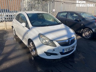 Location: Hayes - 2008 VAUXHALL CORSA SXI A/C 3 Door Hatchback REG: FE58ZNM, Keys: No, MOT Expiry date: 22/04/2026, 1364 Petrol, 5 Speed Manual Petrol, Former Keepers: 6