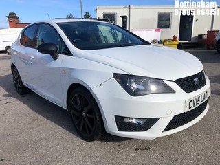 Location: Nottingham - 2015 SEAT IBIZA FR BLACK TSI 5 Door Hatchback REG: CV15LAO, 1197cc Petrol, 5 Speed Manual Petrol, Former Keepers: 1, Keys: Yes, MOT Expiry date: 18/03/2026