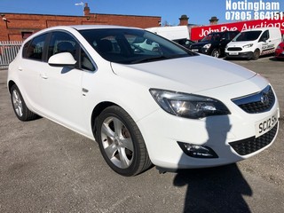 Location: Nottingham - 2012 VAUXHALL ASTRA SRI 5 DOOR HATCHBACK REG: SC12SHJ, 1598cc PETROL, 5 SPEED MANUAL PETROL, Former Keepers: 4, Keys: Yes, MOT Expiry date: 22/02/2027