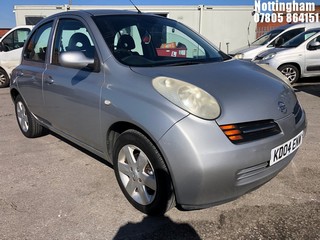Location: Nottingham - 2004 NISSAN MICRA SVE 5 DOOR HATCHBACK REG: KD04ENW, 1386cc PETROL, 5 SPEED MANUAL PETROL, Former Keepers: 4, Keys: Yes, MOT Expiry date: 04/12/2026