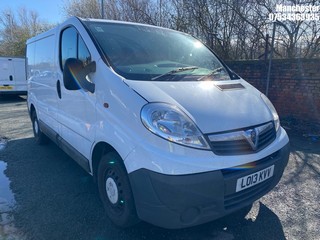 Location: Manchester - 2013 VAUXHALL VIVARO 2700 CDTI 89 SWB Panel Van REG: LO13KVV, 1995 Diesel, 6 Speed Manual Diesel, Former Keepers: 11, Keys: No, MOT Expiry date: 06/10/2026