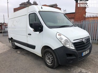 Location: Nottingham - 2018 VAUXHALL MOVANO L2H2 F3500 CDTI BI PANEL VAN REG: EJ67ZWF, 2299cc DIESEL, 6 SPEED MANUAL DIESEL, Former Keepers: 0, Keys: Yes, MOT Expiry date: 25/01/2025