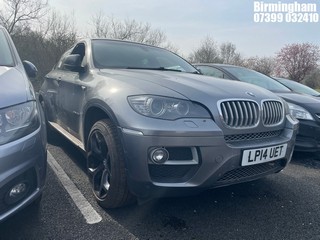 Location: Birmingham - 2014 BMW X6 XDRIVE40D AUTO Coupe REG: LP14UET, 2993cc Diesel, 8 Speed Auto Diesel, Former Keepers: 2, Keys: No, MOT Expiry date: 26/10/2026