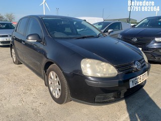 Location: Belvedere - 2005 VOLKSWAGEN GOLF SE AUTO 5 Door Hatchback REG: YG05DTV, 1598cc Petrol, 6 Speed Auto Petrol, Former Keepers: 5, Keys: Yes, MOT Expiry date: 09.12.2025