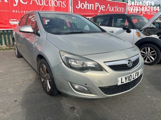 Location: Belvedere - 2010 VAUXHALL ASTRA SRI AUTO 5 Door Hatchback REG: LY10LFW, Keys: No, MOT Expiry date: 18/12/2025, 1598 Petrol, 6 Speed Auto Petrol, Former Keepers: 11