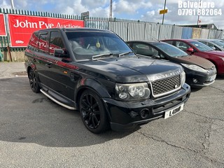 Location: Belvedere - 2005 LAND ROVER RANGEROVER SPT V8SC STD A Estate REG: L4WON, Keys: No, MOT Expiry date: 01/02/2025, 4197 Petrol, 6 Speed Auto Petrol, Former Keepers: 15