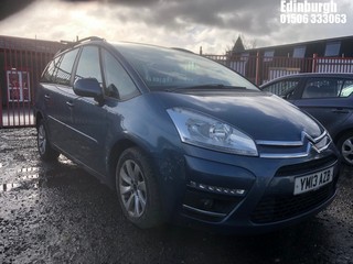 Location: Edinburgh - 2013 CITROEN C4 GRAND PICASSO EDITION MPV REG: YM13AZB, Keys: Yes, MOT Expiry date: 19/01/2026, 1560 Diesel, 6 Speed Manual Diesel, Former Keepers: 4