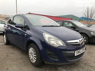 Location: Edinburgh - 2013 VAUXHALL CORSA S ECOFLEX 3 Door Hatchback REG: SN63ZKW, Keys: No, MOT Expiry date: 21/07/2025, 998 Petrol, 5 Speed Manual Petrol, Former Keepers: 4