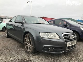 Location: Edinburgh - 2011 AUDI A6 S LINE SPEC ED TDI CVT 4 Door Saloon REG: HG60RYO, Keys: No, MOT Expiry date: 28/01/2026, 1968 Diesel, Variable 1 Speed Auto Diesel, Former Keepers: 4