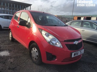 Location: Edinburgh - 2011 CHEVROLET SPARK 16V 5 Door Hatchback REG: WR61TEJ, Keys: No, MOT Expiry date: 15/11/2025, 995 Petrol, 5 Speed Manual Petrol, Former Keepers: 5