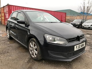 Location: Edinburgh - 2010 VOLKSWAGEN POLO SE 85 5 Door Hatchback REG: PJ10WNH, Keys: No, MOT Expiry date: 12/01/2026, 1390 Petrol, 5 Speed Manual Petrol, Former Keepers: 8