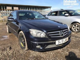 Location: Edinburgh - 2010 MERCEDES-BENZ CLC220 CDI SPORT AUTO Coupe REG: SL10JUA, Keys: No, MOT Expiry date: 06/11/2024, 2148 Diesel, 5 Speed Auto Diesel, Former Keepers: 5