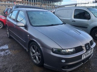 Location: Edinburgh - 2004 SEAT LEON FR TDI 5 Door Hatchback REG: FV54AFE, Keys: No, MOT Expiry date: 22/09/2025, 1896 Diesel, 6 Speed Manual Diesel, Former Keepers: 11