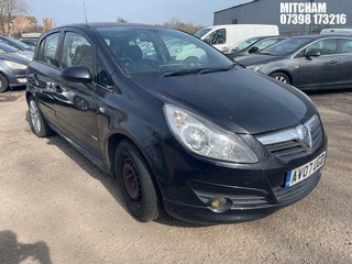 Location: MITCHAM - 2007 VAUXHALL CORSA DESIGN AUTO 5 Door Hatchback REG: AV07UGD, 1364cc Petrol, 5 Speed Auto Petrol, Former Keepers: 7, Keys: Yes, MOT: Expiry date16/12/2026