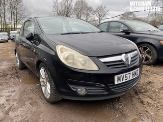 Location: Mitcham - 2008 VAUXHALL CORSA DESIGN 3 Door Hatchback REG: MV57HMZ, Keys: No, MOT Expiry date: 29/10/2026, 1364 Petrol, 5 Speed Manual Petrol, Former Keepers: 8