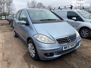 Location: Mitcham - 2007 MERCEDES A160 CDI CLASSIC SE 5 Door Hatchback REG: MK57MYC, Keys: No, MOT Expiry date: 18/12/2026, 1992 Diesel, 5 Speed Manual Diesel, Former Keepers: 4