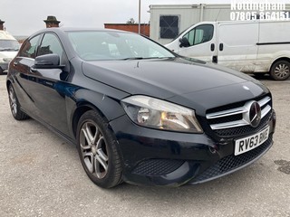 Location: Nottingham - 2013 MERCEDES-BENZ A180 BLUEEFFICIENCY SPORT 5 Door Hatchback REG: RV63BKE, 1461cc Diesel, 6 Speed Manual Diesel, Former Keepers: 4, Keys: Yes, MOT Expiry date: 23/01/2027